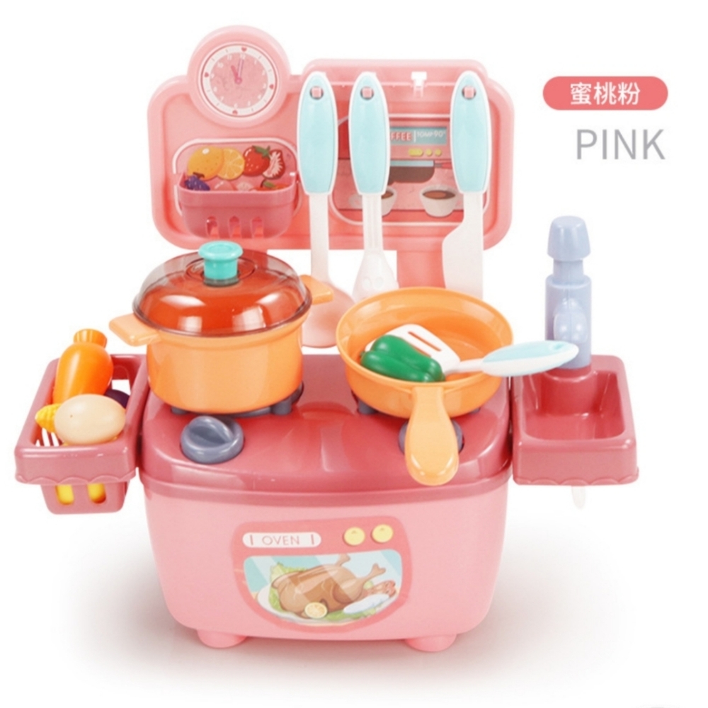 mini kitchen set (Pink) - Picture 3 of 5